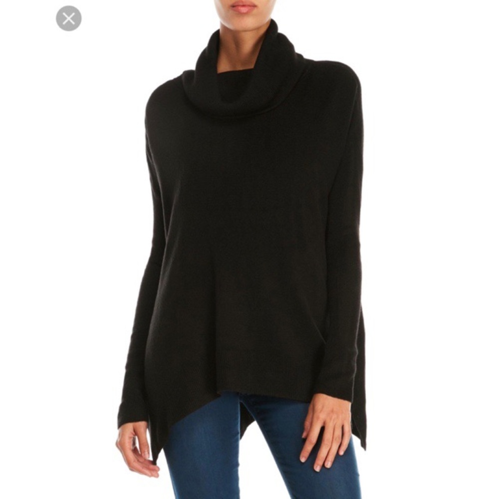 Sweet Romeo Cowl Neck Poncho Sweater